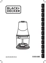 Предварительный просмотр 1 страницы Black+Decker BXCH260E Original Instructions Manual