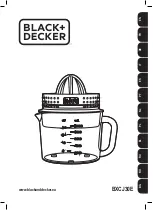 Preview for 1 page of Black+Decker BXCJ30E Instructions Manual