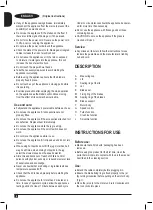 Preview for 4 page of Black+Decker BXJB1200E Original Instructions Manual