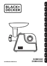 Black+Decker BXMM1000E Original Instructions Manual preview