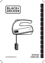 Preview for 1 page of Black+Decker BXMX500E Manual