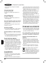 Preview for 46 page of Black+Decker BXSH2000E Original Instructions Manual