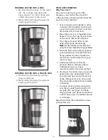 Preview for 6 page of Black+Decker CM0750 Use And Care Manual