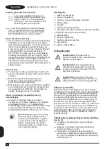 Предварительный просмотр 114 страницы Black+Decker CS1840 Original Instructions Manual