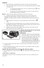 Preview for 12 page of Black+Decker CTO500B-AR Use And Care Book Manual