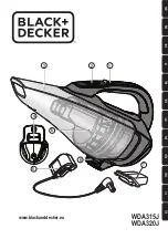 Black+Decker Dustbuster WDA315J Original Instructions Manual preview