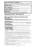 Preview for 2 page of Black+Decker FLEX VAC BDH2020FL Instruction Manual