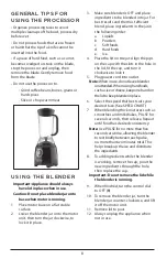 Preview for 8 page of Black+Decker FP5500BC Manual