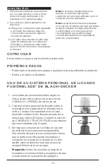 Preview for 10 page of Black+Decker FusionBlade PB1001GLA Use And Care Manual