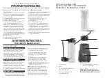 Preview for 2 page of Black+Decker FusionBlade PB1002 Use And Care Manual