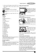 Предварительный просмотр 5 страницы Black+Decker FX648-B5 Original Instructions Manual