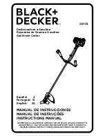 Предварительный просмотр 1 страницы Black+Decker GST33 Instruction Manual