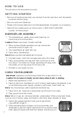 Preview for 4 page of Black+Decker HELIX BL1600BG Use And Care Manual