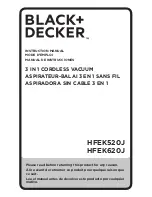 Предварительный просмотр 1 страницы Black+Decker HFEK520J Instruction Manual