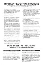 Preview for 2 page of Black+Decker HGS350 Series Use And Care Manual