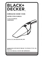 Black+Decker HNV215BW Instruction Manual preview