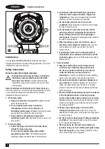 Preview for 4 page of Black+Decker KFBCD001 Original Instructions Manual