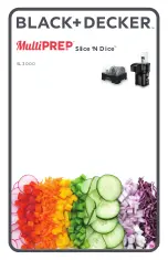 Preview for 1 page of Black+Decker MultiPrep Slice'N Dice SL3000 Manual