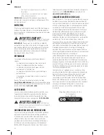 Preview for 24 page of Black+Decker POWERSERIES PRO HCUA525BA Instruction Manual