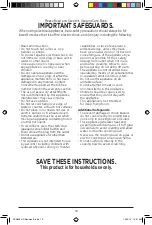 Preview for 18 page of Black+Decker RCD628B Use And Care Manual