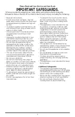 Preview for 3 page of Black+Decker RCR520SD Use And Care Manual