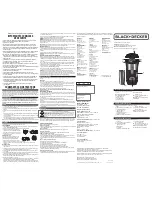 Preview for 2 page of Black+Decker SINGLE SERVE PROGRAMMABLE COFFEEMAKER Use And Care Manual