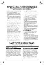 Preview for 3 page of Black+Decker Temperatura Avanzada D3501 Use And Care Manual