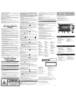 Предварительный просмотр 2 страницы Black+Decker TO1380SS User Manual