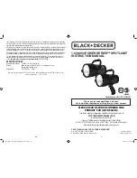 Black + Decker 1,000,000 POWER SERIES Instruction Manual preview