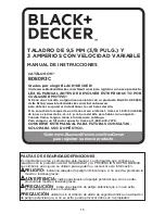 Предварительный просмотр 15 страницы Black + Decker BDEDR3C Instruction Manual