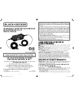 Предварительный просмотр 6 страницы Black + Decker BM3BCA Instruction Manual