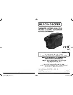 Предварительный просмотр 1 страницы Black + Decker TC204B Instruction Manual