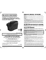 Предварительный просмотр 6 страницы Black + Decker TC204B Instruction Manual