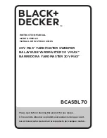 Предварительный просмотр 1 страницы Black + Decker YARDMASTER BCASBL70 Instruction Manual