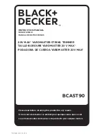 Black + Decker YARDMASTER BCAST90 Instruction Manual предпросмотр