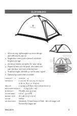 Предварительный просмотр 8 страницы Black Diamond Equipment Ahwahnee Manual