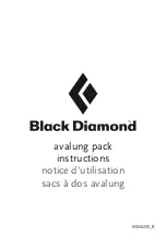 Black Diamond Equipment AvaLung pack Instructions Manual предпросмотр