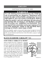 Предварительный просмотр 2 страницы Black Diamond Equipment Camalot C3 Instructions For Use Manual