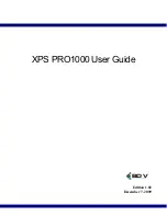 Предварительный просмотр 1 страницы Black Diamond Video XPS PRO1000 User Manual