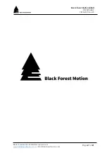 Предварительный просмотр 21 страницы black forest motion BFM Slider User Manual