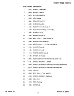 Preview for 7 page of Black Hawk BH120G38AB Parts Manual