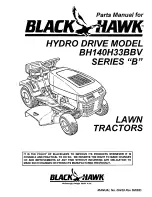 Preview for 1 page of Black Hawk BH140H33BBV Parts Manual