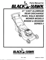 Preview for 1 page of Black Hawk BH4000M Parts List