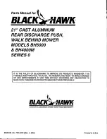 Preview for 6 page of Black Hawk BH4000M Parts List