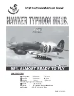 Preview for 1 page of Black Horce Model HAWKER TYPHOON MK1B Instruction Manual