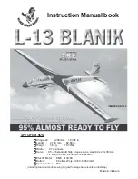 Black Horce Model L-13 BLANIK BH135 Instruction Manual Book preview