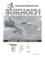 Black Horce Model SUKHOI31 Instruction Manual Book preview