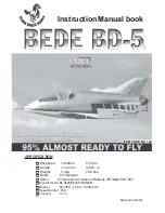 Preview for 1 page of Black Horse Model BEDE BD-5 Instruction Manual Book