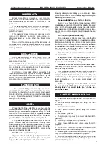 Preview for 3 page of Black Horse Model BH169 Instruction Manual