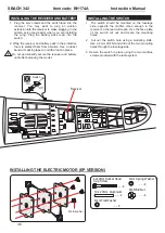 Предварительный просмотр 36 страницы Black Horse Model BH174A Instruction Manual Book